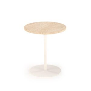 Kohvilaud TRAVON S, travertiin / valge