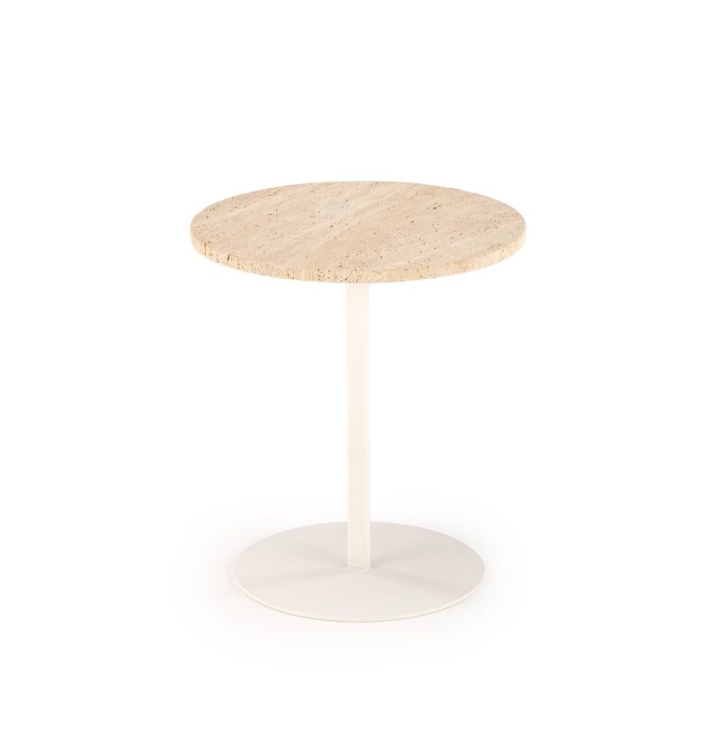 Kohvilaud TRAVON S, travertiin / valge