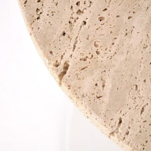 Kohvilaud TRAVON S, travertiin / valge