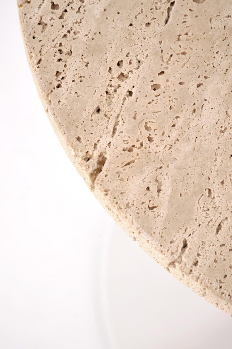 Kohvilaud TRAVON S, travertiin / valge