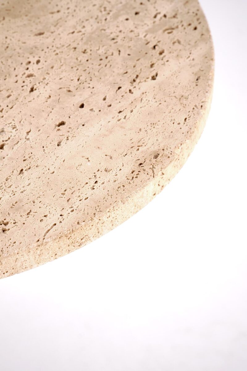 Kohvilaud TRAVON S, travertiin / valge