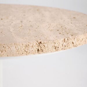 Kohvilaud TRAVON S, travertiin / valge