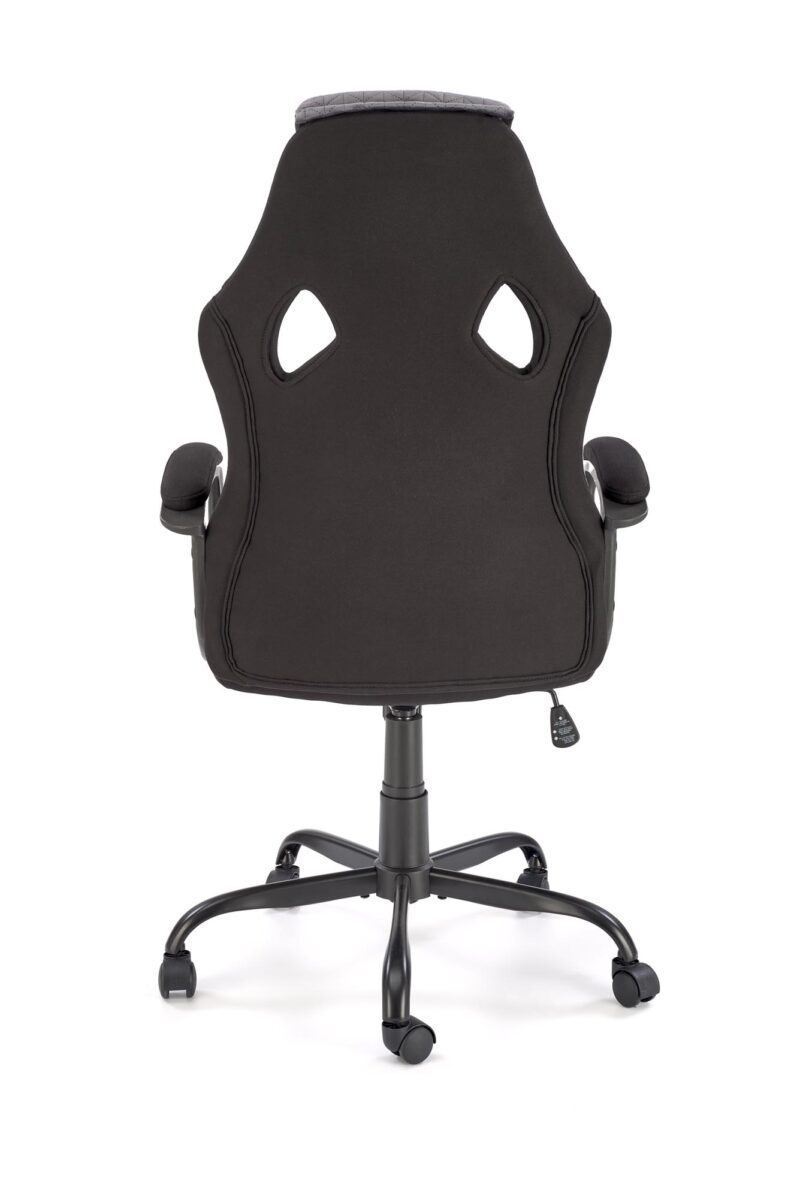 Kontoritool JENSEN, must / hall / punane