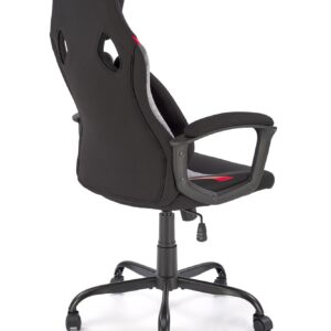 Kontoritool JENSEN, must / hall / punane