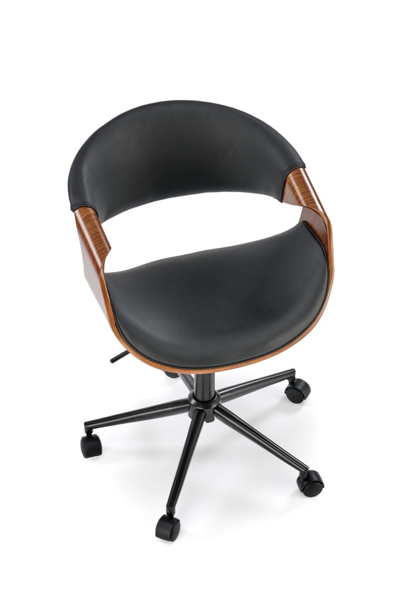 Kontoritool ALVIERA, must / pähkel