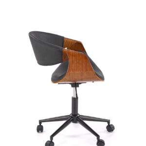 Kontoritool ALVIERA, must / pähkel