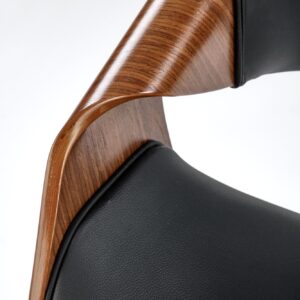 Kontoritool ALVIERA, must / pähkel