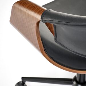 Kontoritool ALVIERA, must / pähkel