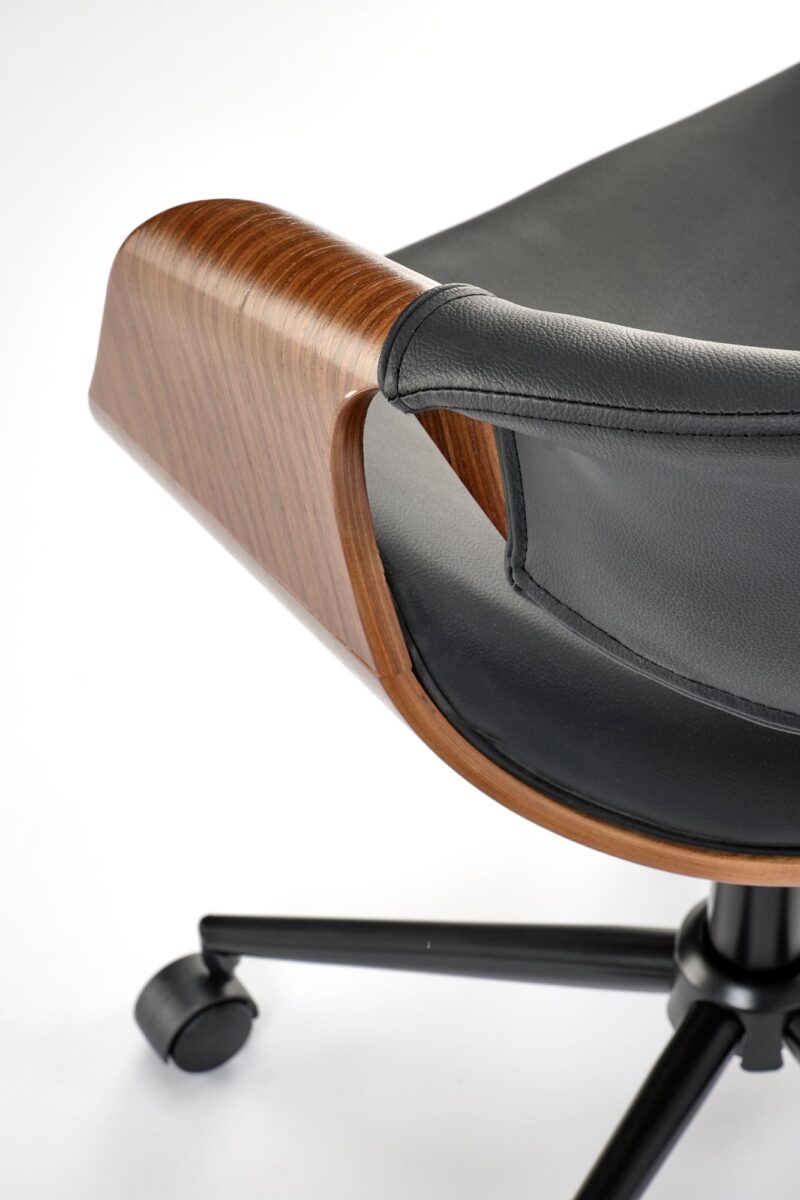 Kontoritool ALVIERA, must / pähkel