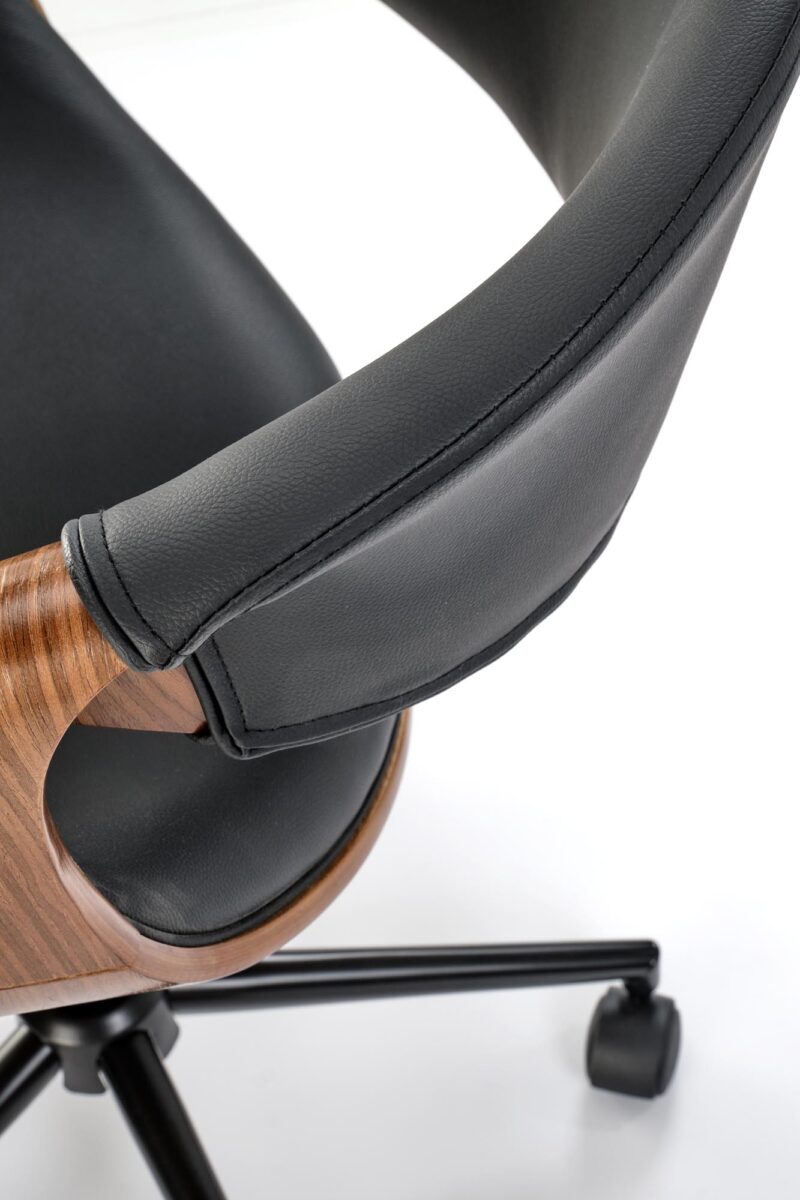 Kontoritool ALVIERA, must / pähkel