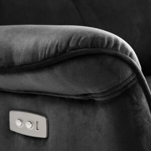 Tugitool SEMIIR elektriline recline, must