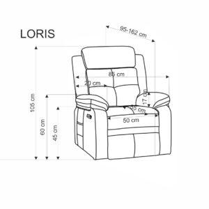 Tugitool HENRY elektriline recliner, beež