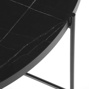 Kohvilaud JULIETA, must marmor / must