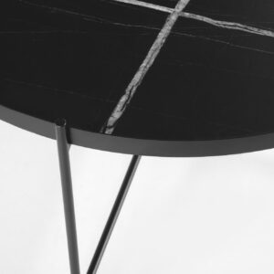 Kohvilaud JULIETA, must marmor / must