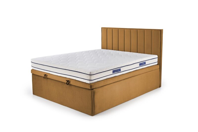 Voodi ASTORIA 160x200, sinepikollane