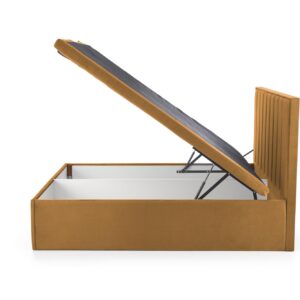 Voodi ASTORIA 160x200, sinepikollane