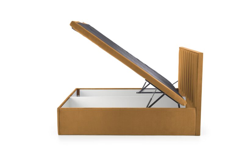 Voodi ASTORIA 160x200, sinepikollane