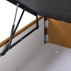 Voodi ASTORIA 160x200, sinepikollane