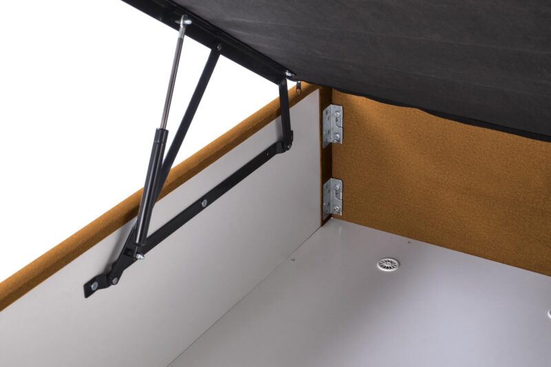 Voodi ASTORIA 160x200, sinepikollane