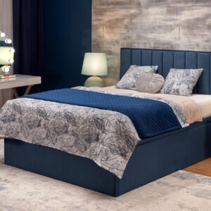 Voodi ASTORIA 160x200, tumesinine