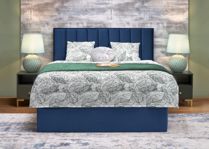 Voodi ASTORIA 160x200, tumesinine