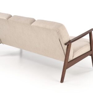 Diivan MILAVOR 3S, beež/ tume pähkel