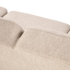 Diivan MILAVOR 3S, beež/ tume pähkel