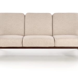 Diivan MILAVOR 3S, beež/ tume pähkel