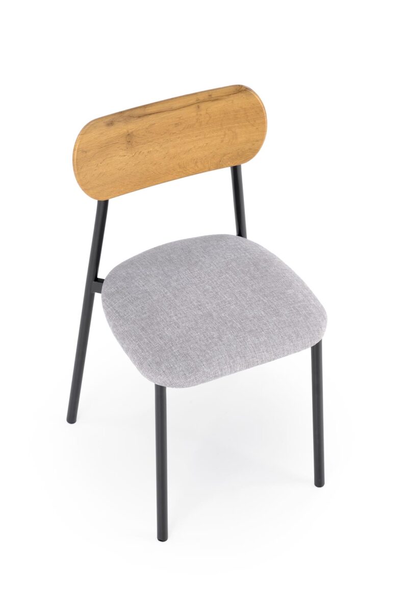 Komplekt NARDIN, laud + 2 tooli, värv: naturaalne / must