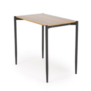 Komplekt NARDIN, laud + 2 tooli, värv: naturaalne / must