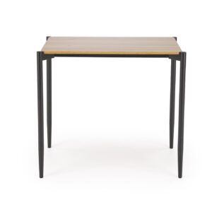 Komplekt NARDIN, laud + 2 tooli, värv: naturaalne / must