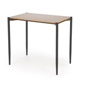 Komplekt NARDIN, laud + 2 tooli, värv: naturaalne / must