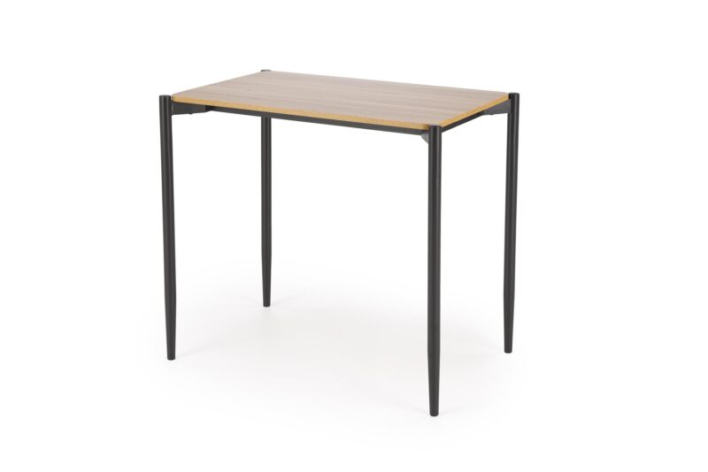 Komplekt NARDIN, laud + 2 tooli, värv: naturaalne / must