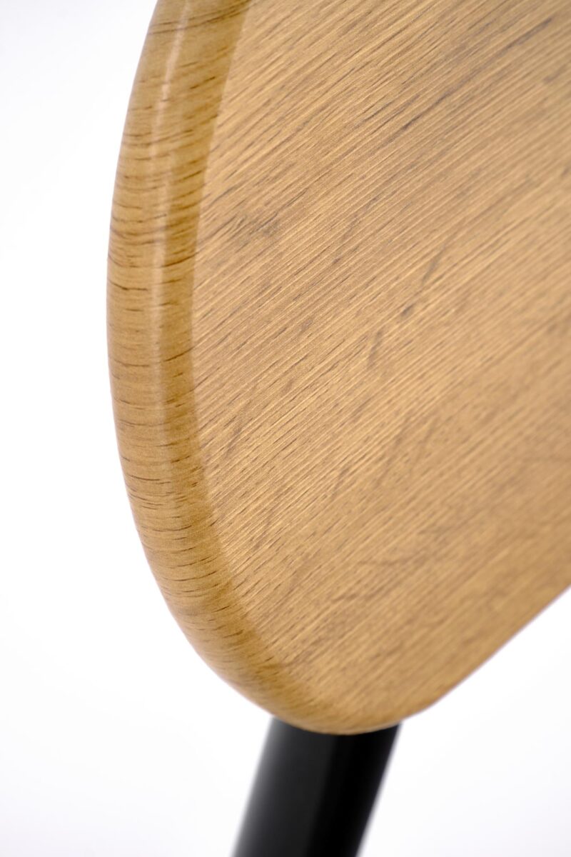 Komplekt NARDIN, laud + 2 tooli, värv: naturaalne / must