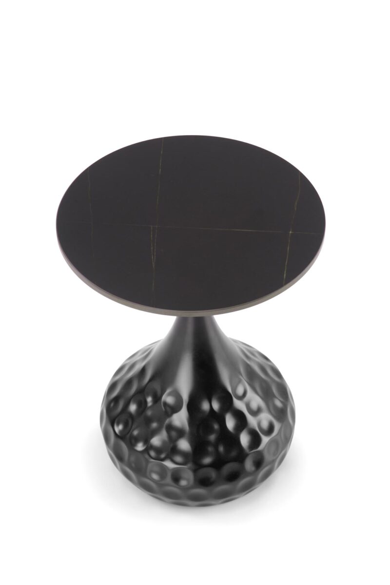 Kohvilaud VERDON, must marmor / must