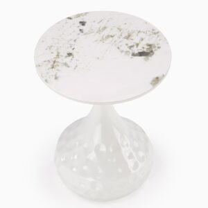 Kohvilaud VERDE, valge marmor / valge