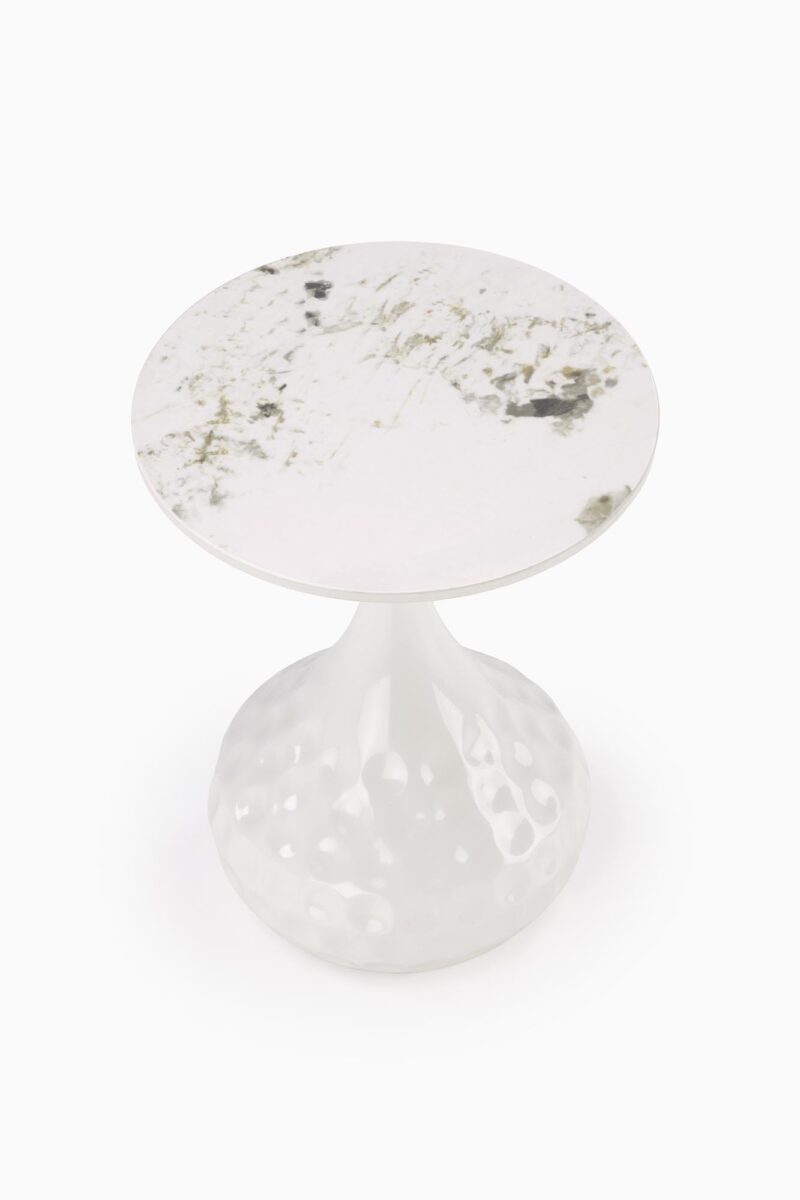 Kohvilaud VERDE, valge marmor / valge