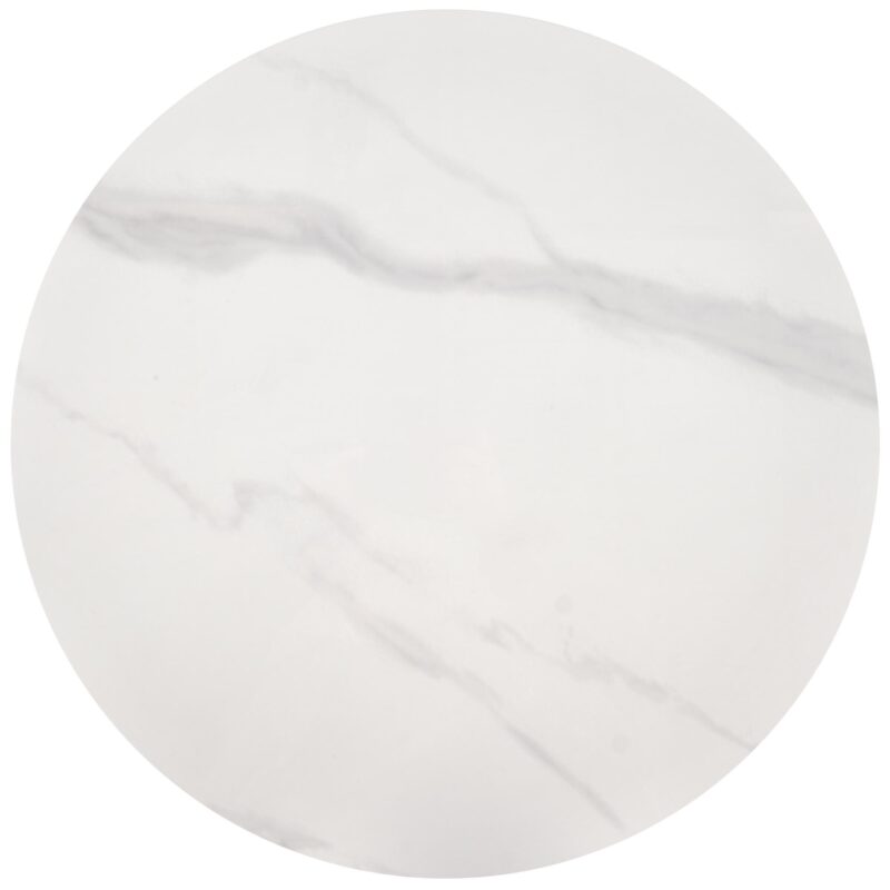 Kohvilaud TALBER, valge marmor / valge / kuldne