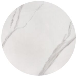 Kohvilaud OSARIS, valge marmor / valge