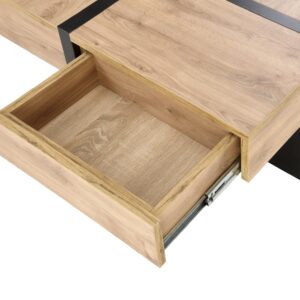 Kohvilaud SEVANO, tamm / must