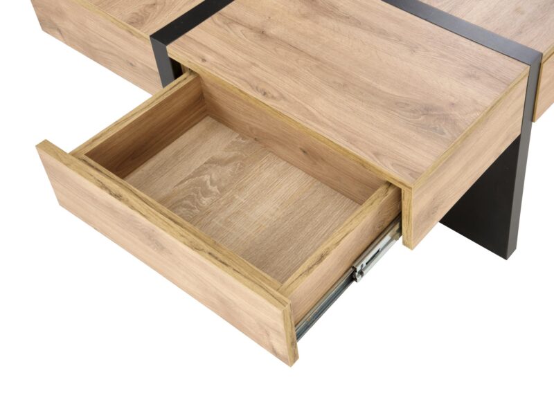 Kohvilaud SEVANO, tamm / must