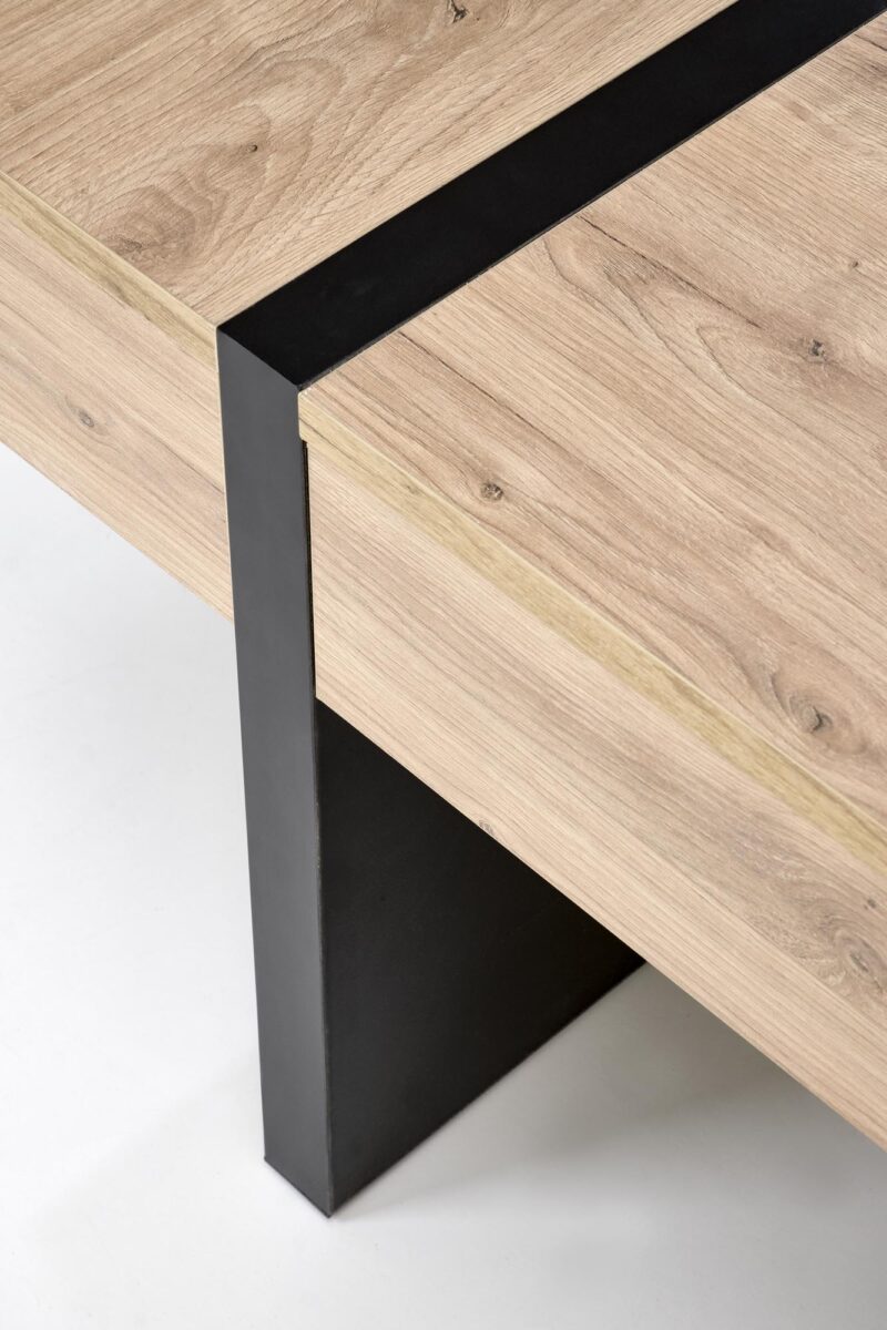 Kohvilaud SEVANO, tamm / must