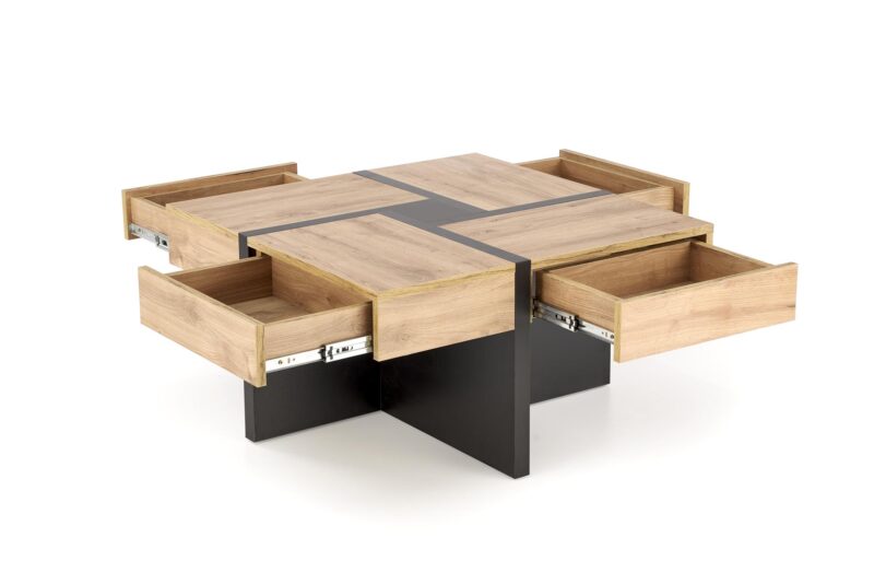 Kohvilaud SEVANO, tamm / must