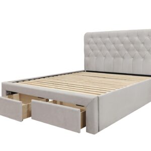 Voodi MARI 160, beež