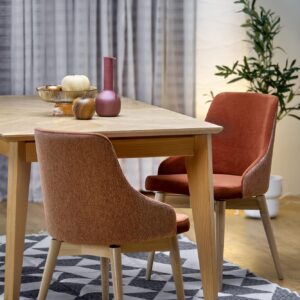 Söögilaud EDMIRON, naturaalne tamm