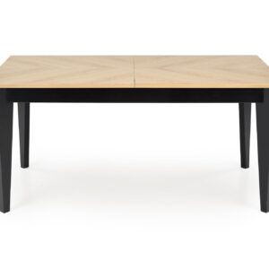 Söögilaud EDMIRON, naturaalne tamm / must