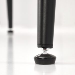 Söögilaud EMILIO 120, valge marmor / must