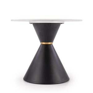 Kohvilaud GORETTI_S, valge marmor / must