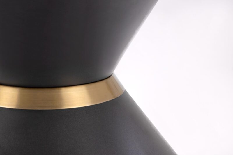 Kohvilaud GORETTI, valge marmor / must