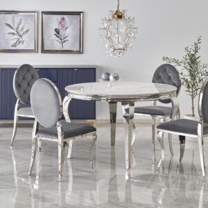 Söögilaud REGNALD, valge marmor